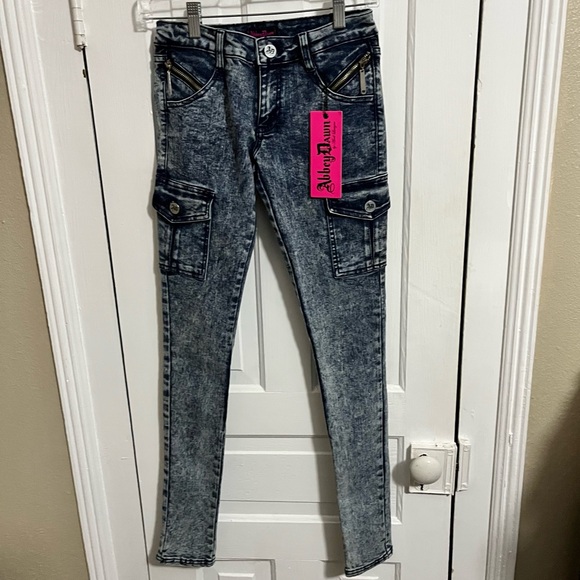 Abbey Dawn Avril Lavigne Shumatsu Skinny Denim Jeans Size 25 S2 - Picture 1 of 10